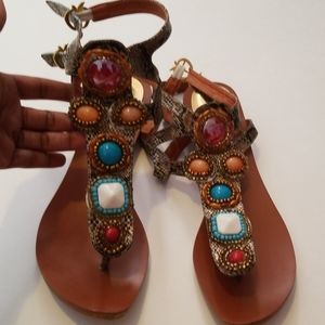 Apple bottom sandals